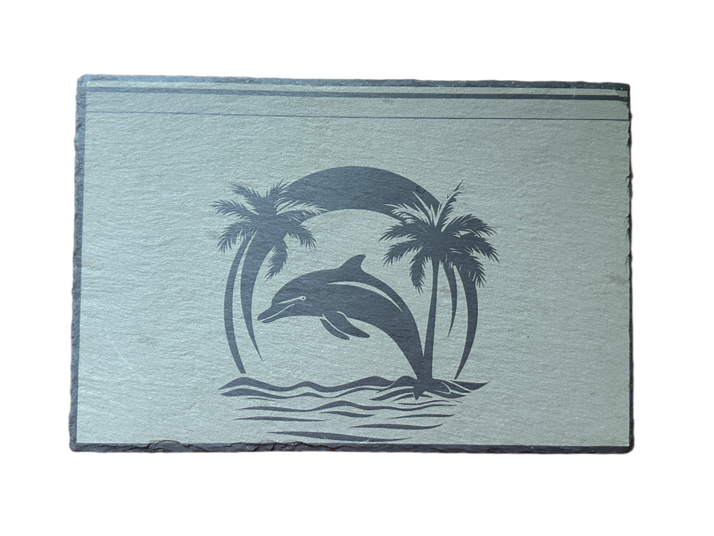 Dolphin - Slate Placemat & Coaster
